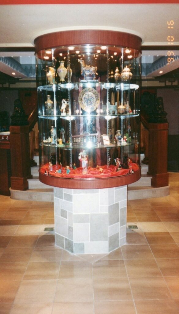 Curved Display Cabinets