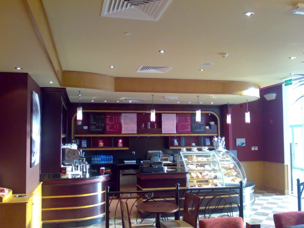 Curved Service Counters