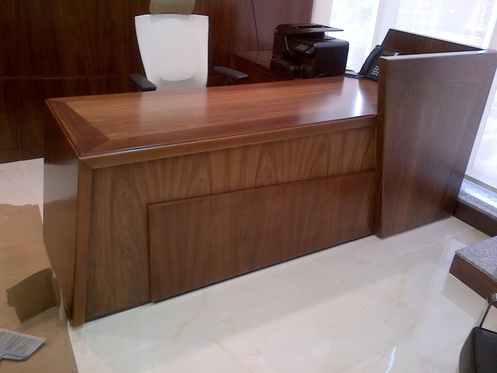 Veneer Reception Desks